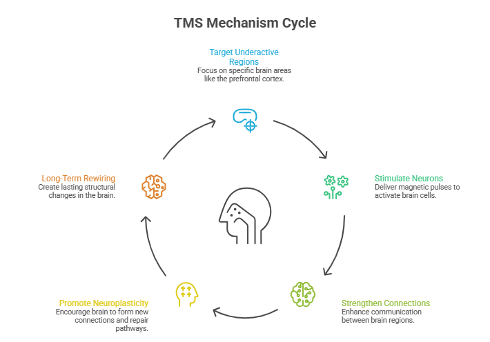how does tms therapy work